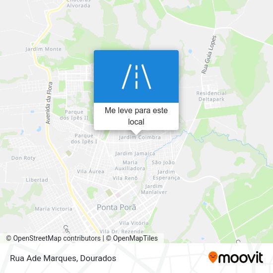 Rua Ade Marques mapa