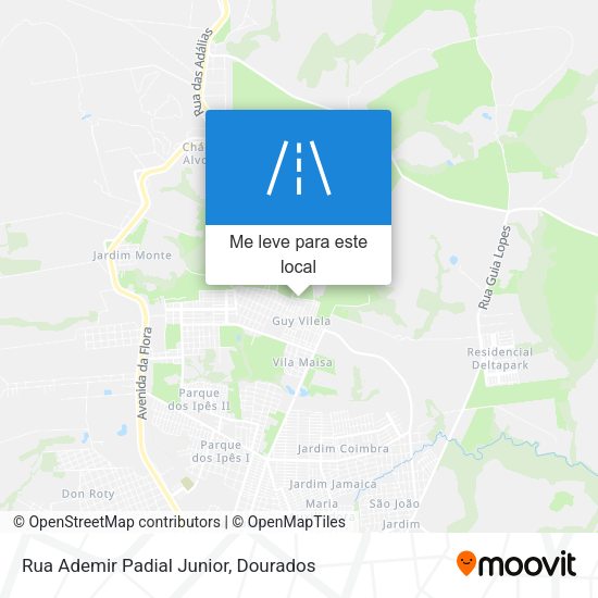 Rua Ademir Padial Junior mapa