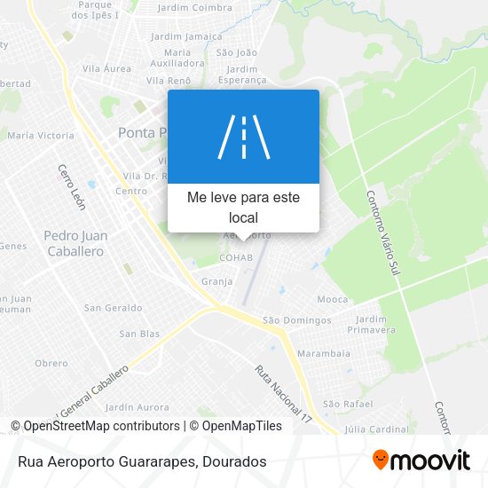 Rua Aeroporto Guararapes mapa