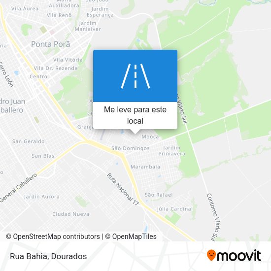 Rua Bahia mapa