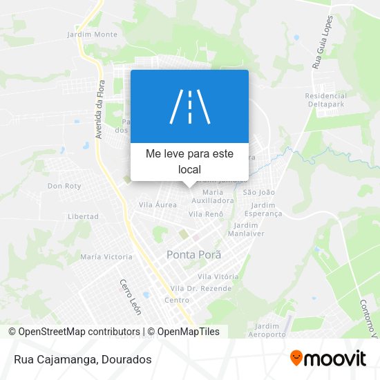 Rua Cajamanga mapa