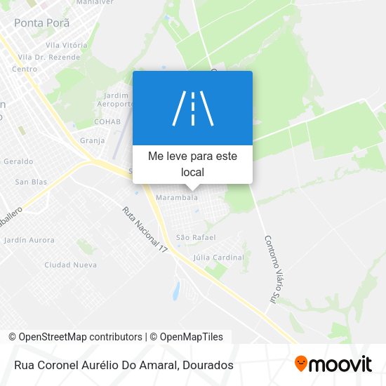 Rua Coronel Aurélio Do Amaral mapa