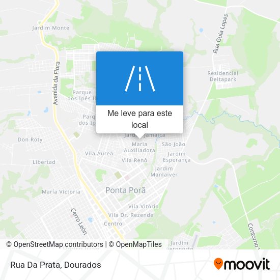 Rua Da Prata mapa