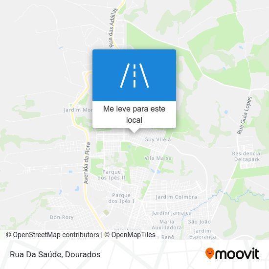 Rua Da Saúde mapa