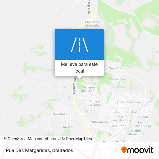 Rua Das Margaridas mapa