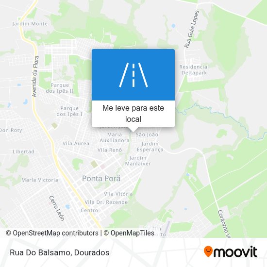 Rua Do Balsamo mapa