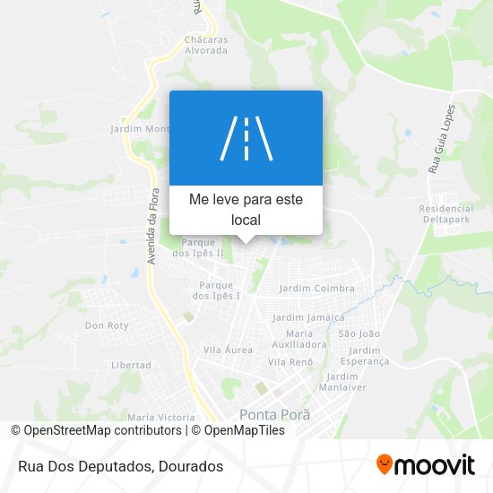Rua Dos Deputados mapa