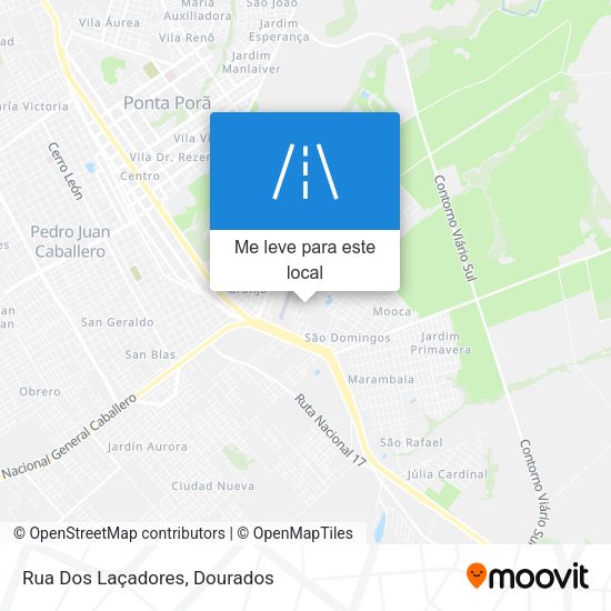 Rua Dos Laçadores mapa