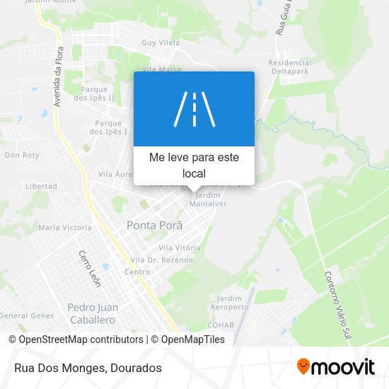 Rua Dos Monges mapa