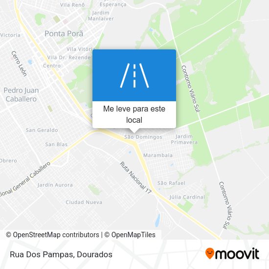 Rua Dos Pampas mapa