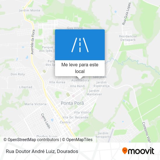 Rua Doutor André Luiz mapa