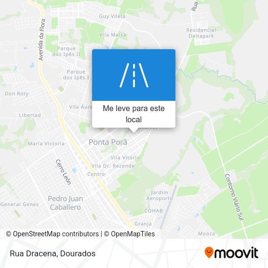 Rua Dracena mapa