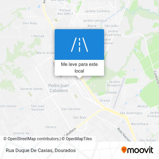 Rua Duque De Caxias mapa