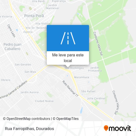 Rua Farropilhas mapa