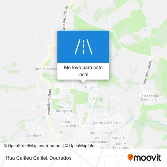 Rua Galileu Galilei mapa