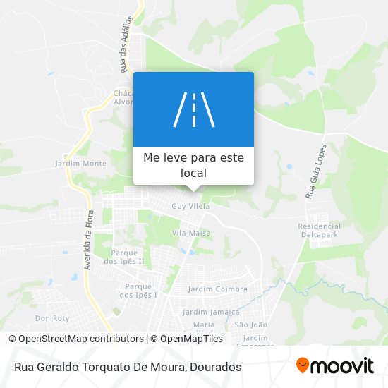 Rua Geraldo Torquato De Moura mapa