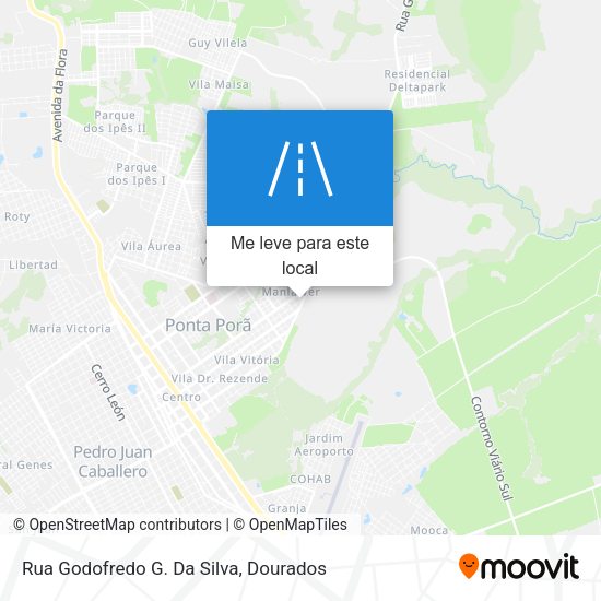 Rua Godofredo G. Da Silva mapa