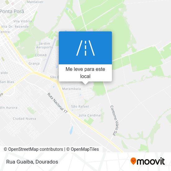 Rua Guaiba mapa