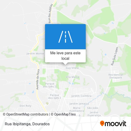 Rua Ibipitanga mapa