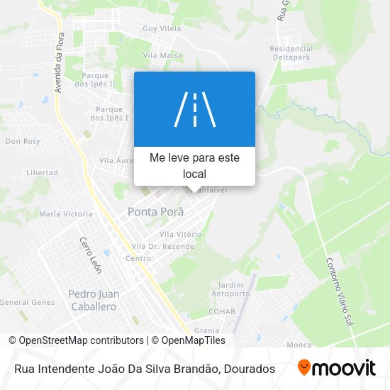Rua Intendente João Da Silva Brandão mapa