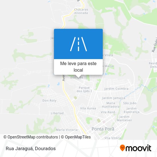 Rua Jaraguá mapa