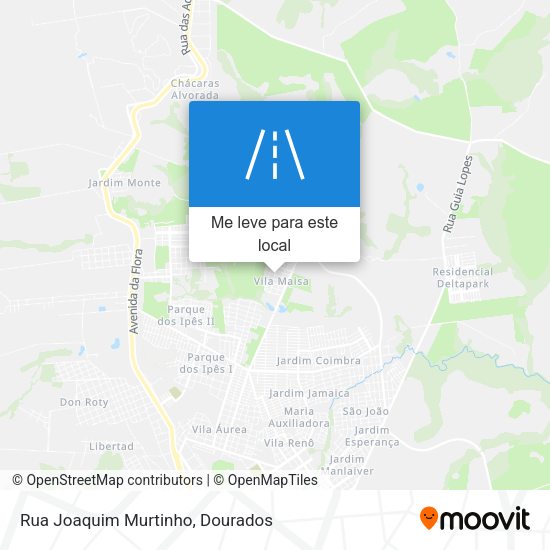 Rua Joaquim Murtinho mapa