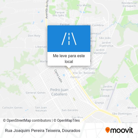 Rua Joaquim Pereira Teixeira mapa