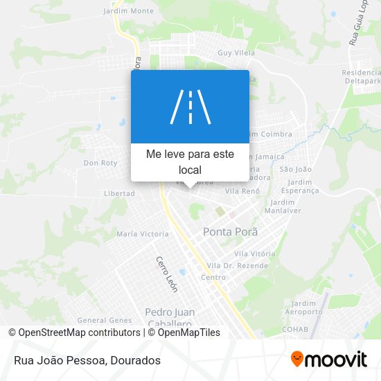 Rua João Pessoa mapa