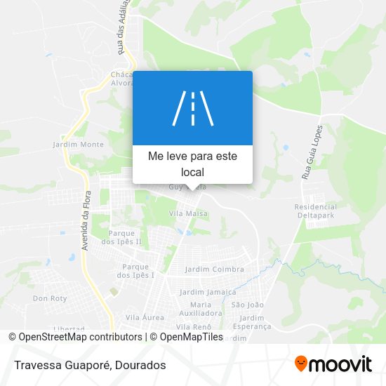 Travessa Guaporé mapa