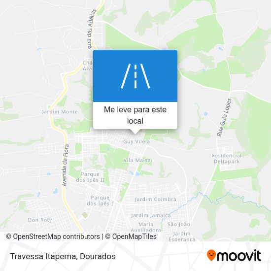 Travessa Itapema mapa