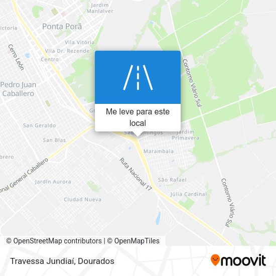 Travessa Jundiaí mapa
