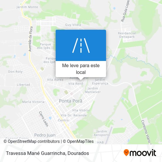 Travessa Mané Guarrincha mapa