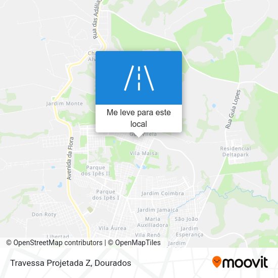Travessa Projetada Z mapa