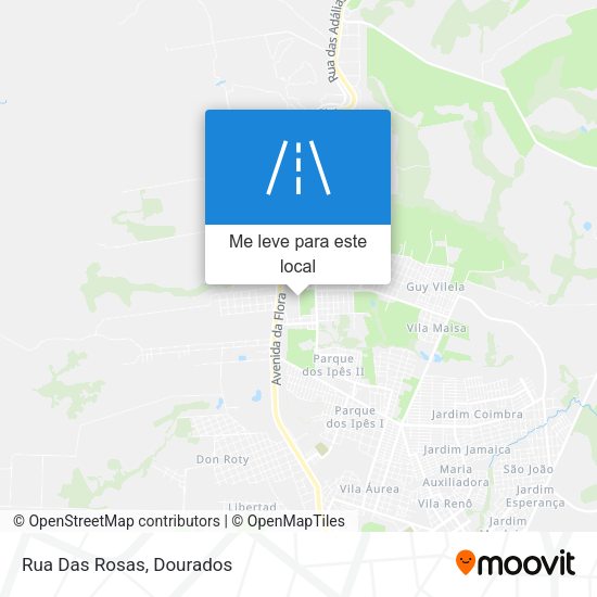 Rua Das Rosas mapa
