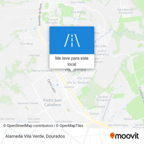 Alameda Vila Verde mapa