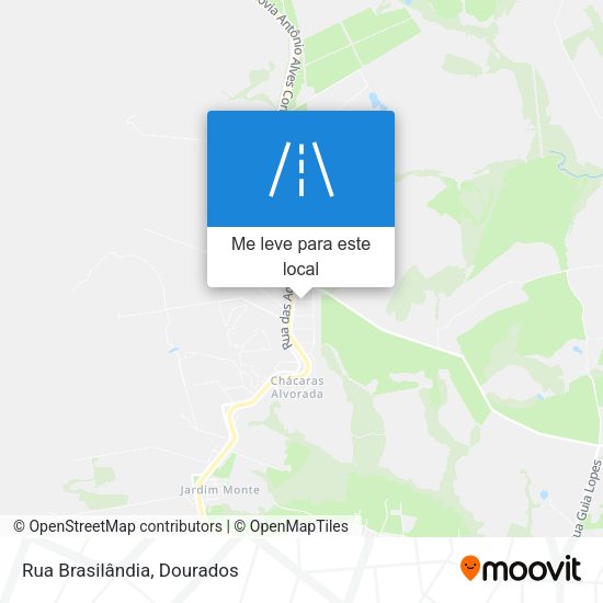 Rua Brasilândia mapa