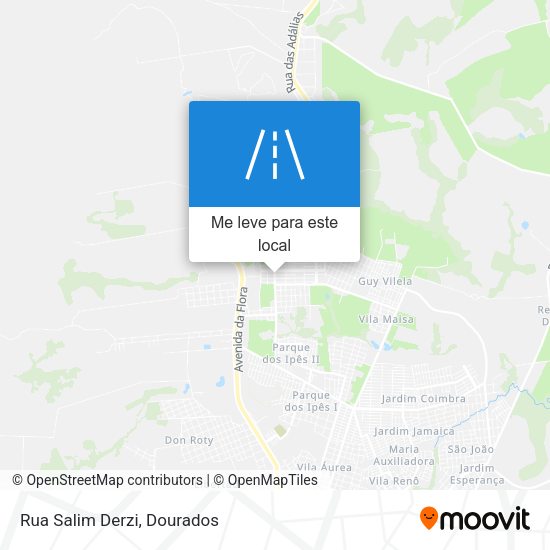 Rua Salim Derzi mapa