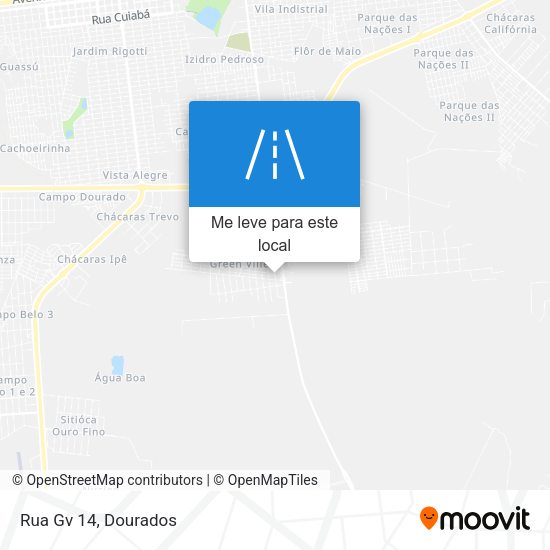 Rua Gv 14 mapa