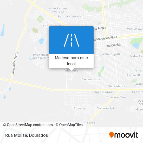 Rua Molise mapa