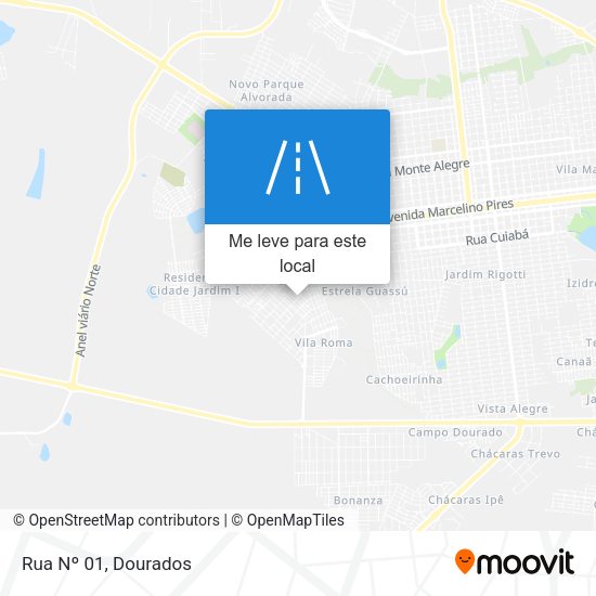 Rua Nº 01 mapa