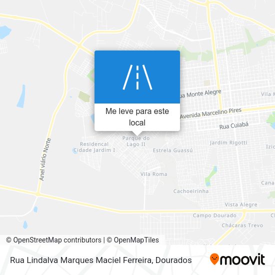 Rua Lindalva Marques Maciel Ferreira mapa