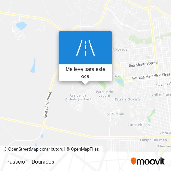 Passeio 1 mapa
