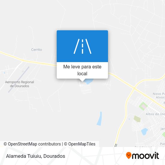 Alameda Tuiuiu mapa