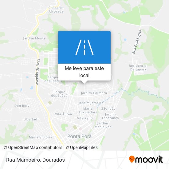 Rua Mamoeiro mapa
