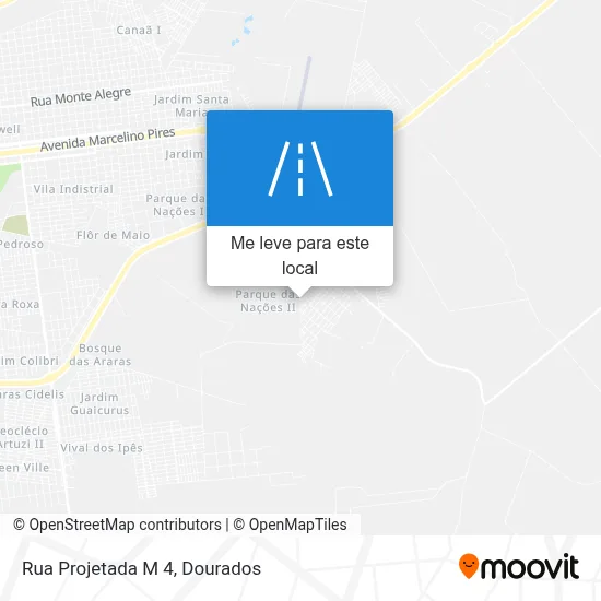 Rua Projetada M 4 mapa