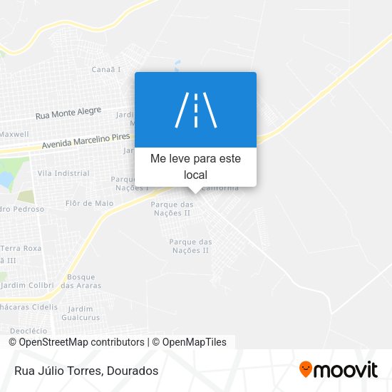 Rua Júlio Torres mapa