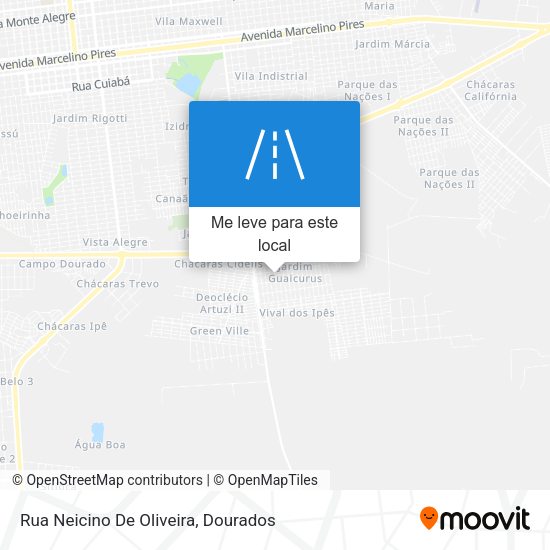 Rua Neicino De Oliveira mapa