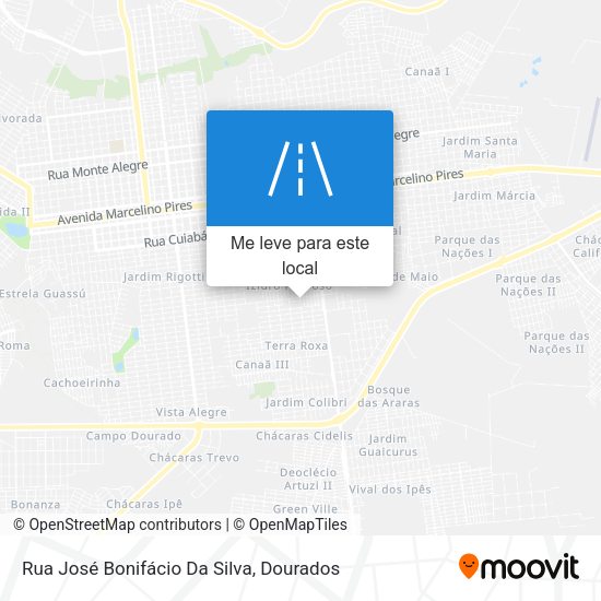 Rua José Bonifácio Da Silva mapa