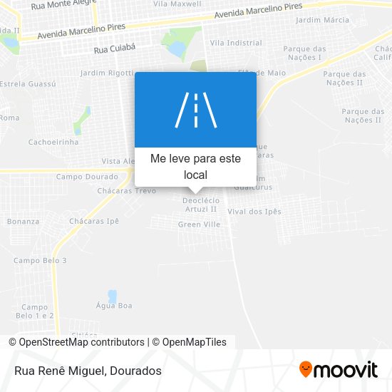 Rua Renê Miguel mapa