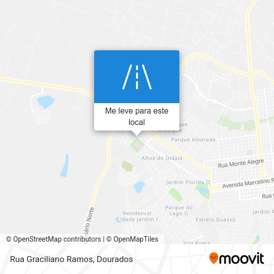 Rua Graciliano Ramos mapa